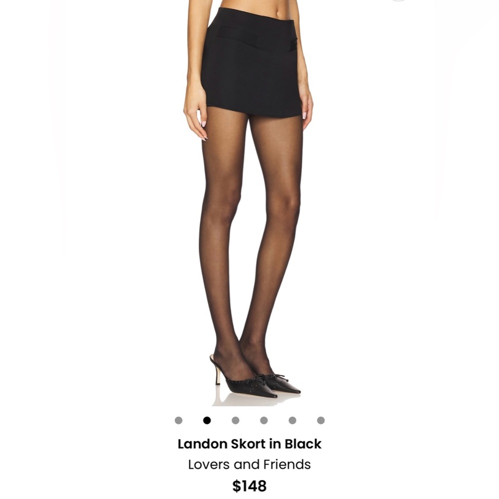 Lovers + Friends Landon Skort in Black from Revolve. NWT - Size Small